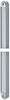 Wall Rail f Shoe Rack 1120x31.5x14mm Chr
