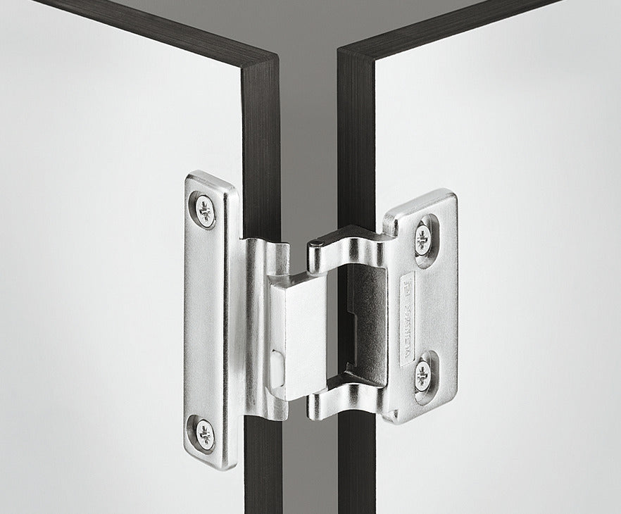 240D SS Hinge 10-13mm Doors Half Hospa