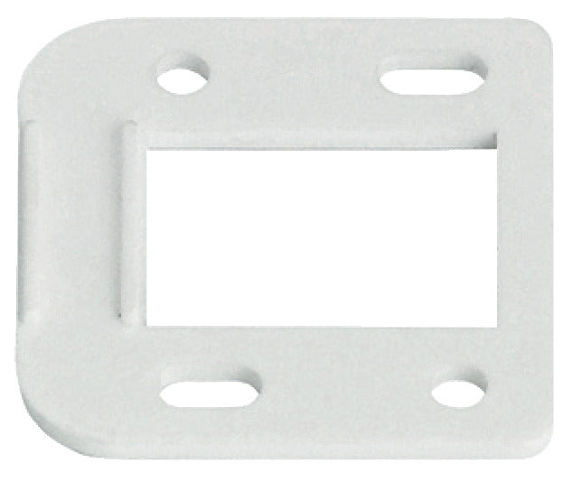90D Spacer Plate 2.0mm Pl White