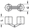 180D Zysa Hinge Drilling D14mm M.Brass