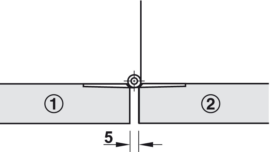 270D Flap Hinge Steel PNP