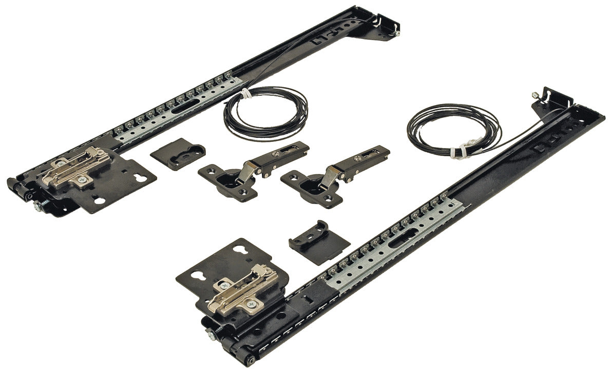 Accuride 1432 Pivot Sld DrRun Blk 659mm