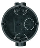 Wall Box Flush Mount D65x63mm Pl Blk