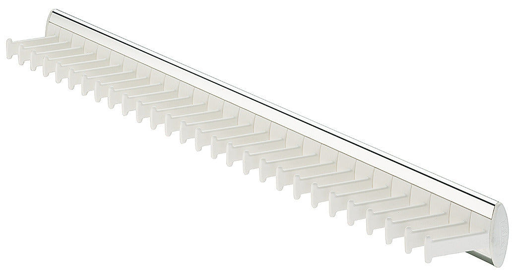 W/Robe Tie Rack 28 Ties 47x432x48mm Wht
