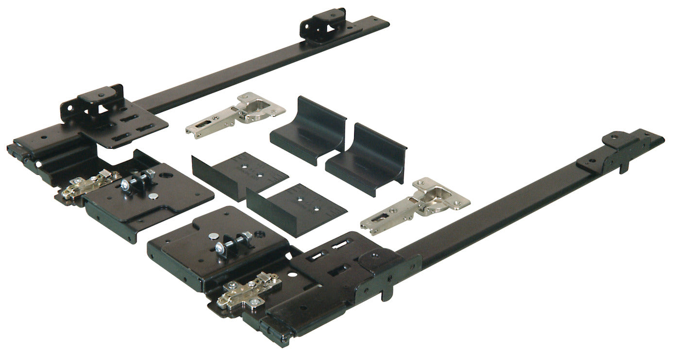 Accuride 1321 Pivot Sld DrRun Blk 405mm