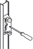 Wall Rail f Shoe Rack 1120x31.5x14mm Chr