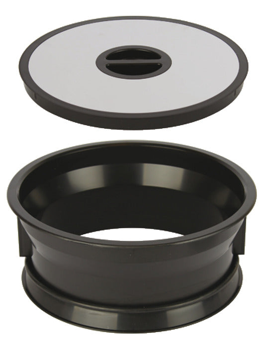 W/Top Bin Holder D276mm Pl Blk