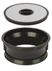 W/Top Bin Holder D276mm Pl Blk