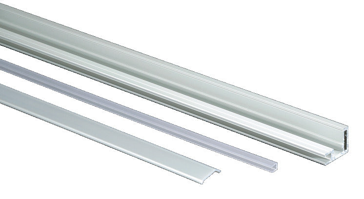 Alu Profile Set for 4mm Glass 3.0m