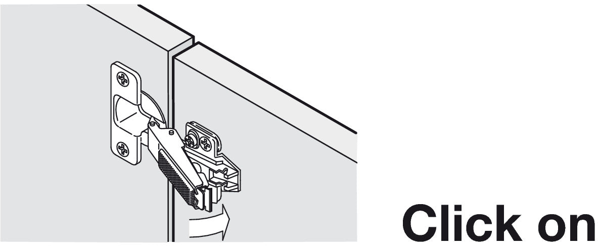 95D Hinge Click Sprung 40 SF Inset