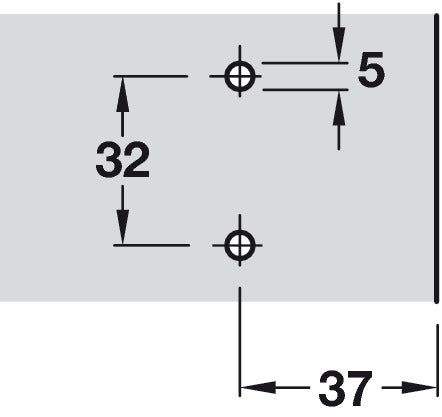 3mm Mounting Plate 1prt Click Euro