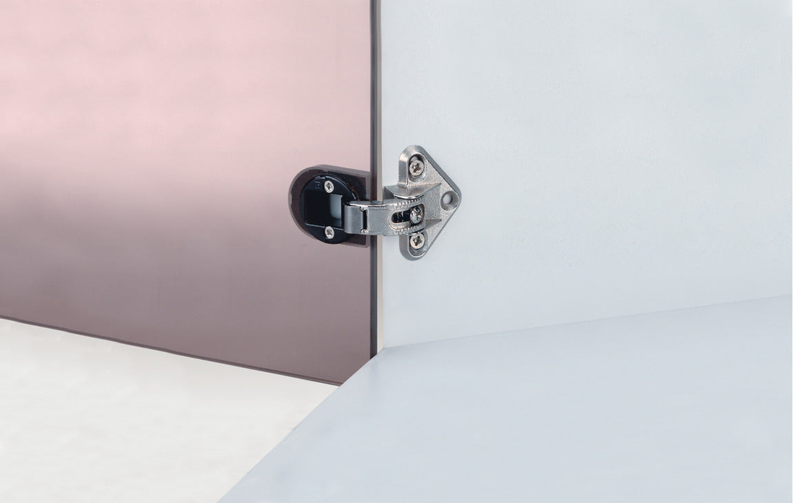 92D GlsDr Hinge Sprung Adj 26 SF Inset