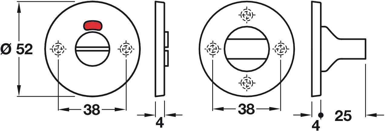 WC Release Set D52mm 316 SSS