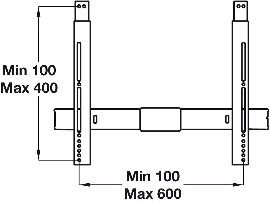 Vogel's THIN515 Wall Mnt Brk Tilt 40-65