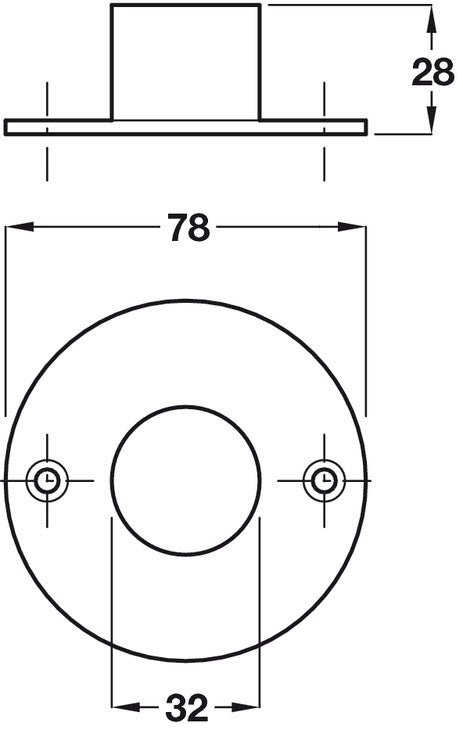 Alu Floor to Ceiling Post Holder SAA