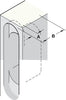 204A Soss Hinge 19-22mm ZA Body NP Links