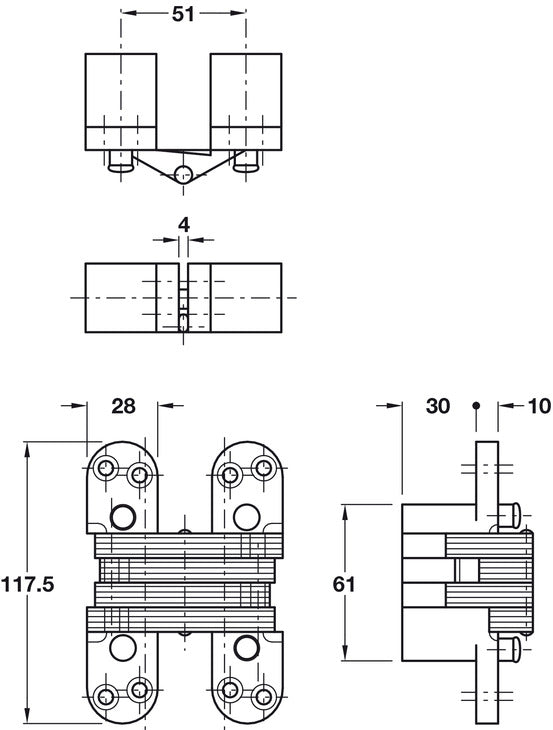 218 Crimestall Soss Hinge ZA/St SN