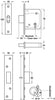5 Lvr Mortice Deadlock 57/76mm PB Dif