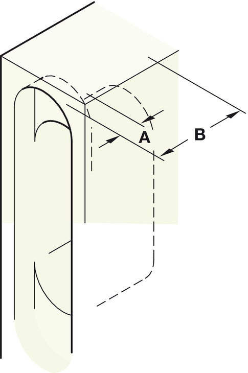 220 Soss Hinge 48-51mm BP Body St Links