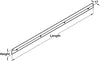 W/T Trim 640x38mm Corner Joint Matt Blk