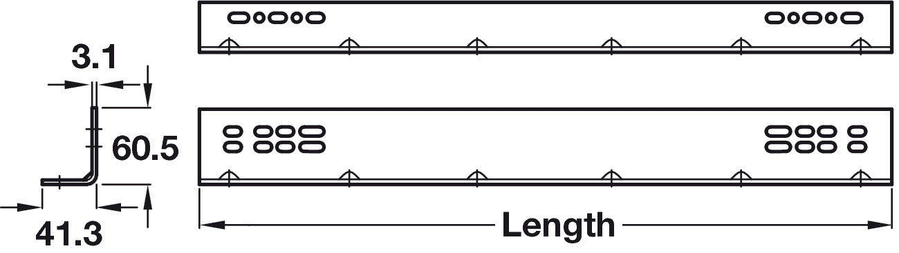 7957/9301/9308 Bkt UH 305mm