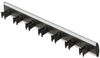 W/Robe Belt Rack 7 Belts 47x432x48mm Blk