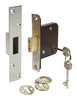 5 Lvr Mortice Deadlock 45/63mm SSS Dif