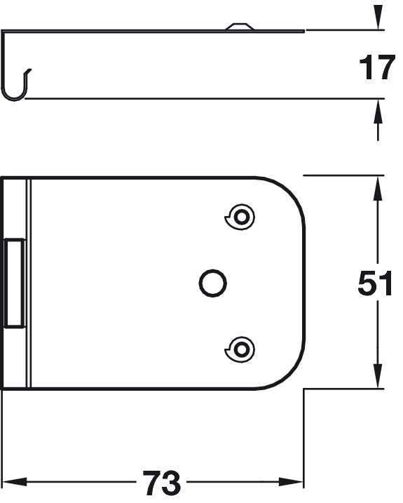 Accuride 1432 Extra Clip Connector Set