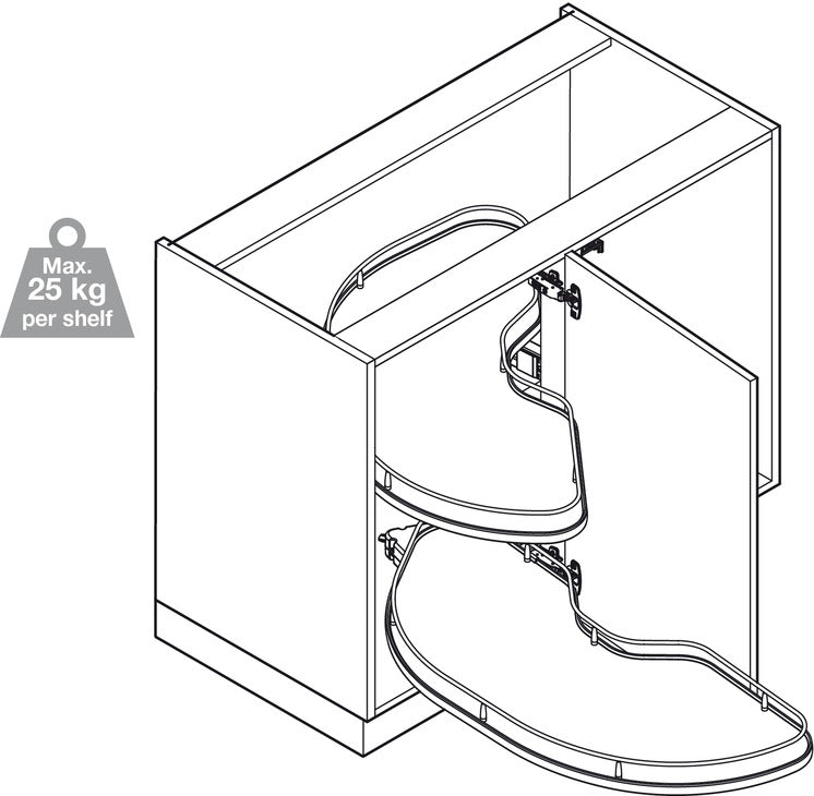 VS Cornerstone Maxx 450mm PO LH Lva/Gry
