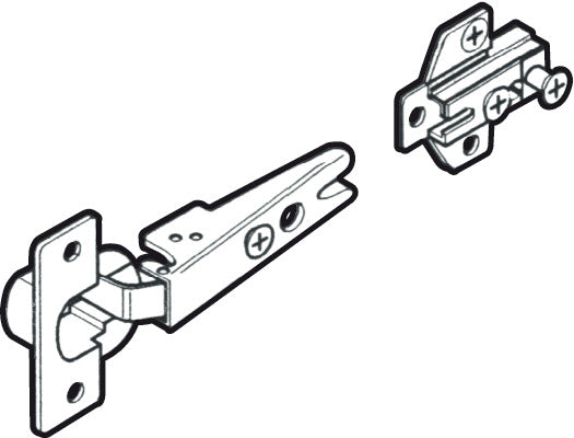 Accuride 1432 35mm Hinge Set-Inset