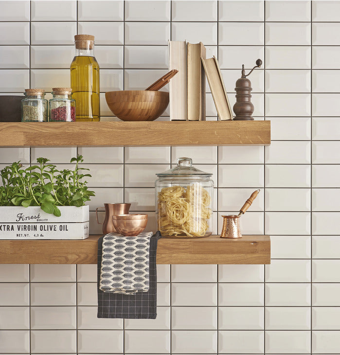Wood Shelf Prime Oak 1200x200x40mm