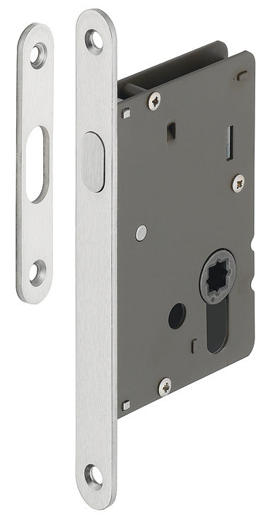 WC Sld Dr Mortice Hooklock Set 67.5mm CP