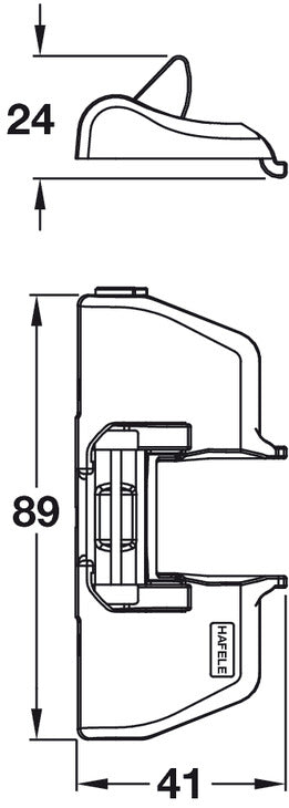 AddOn Soft Close 170D Click Hinge