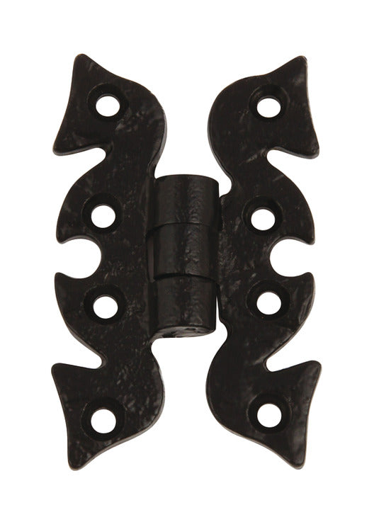 2x Antique Butterfly Hinge 67x47mm Blk