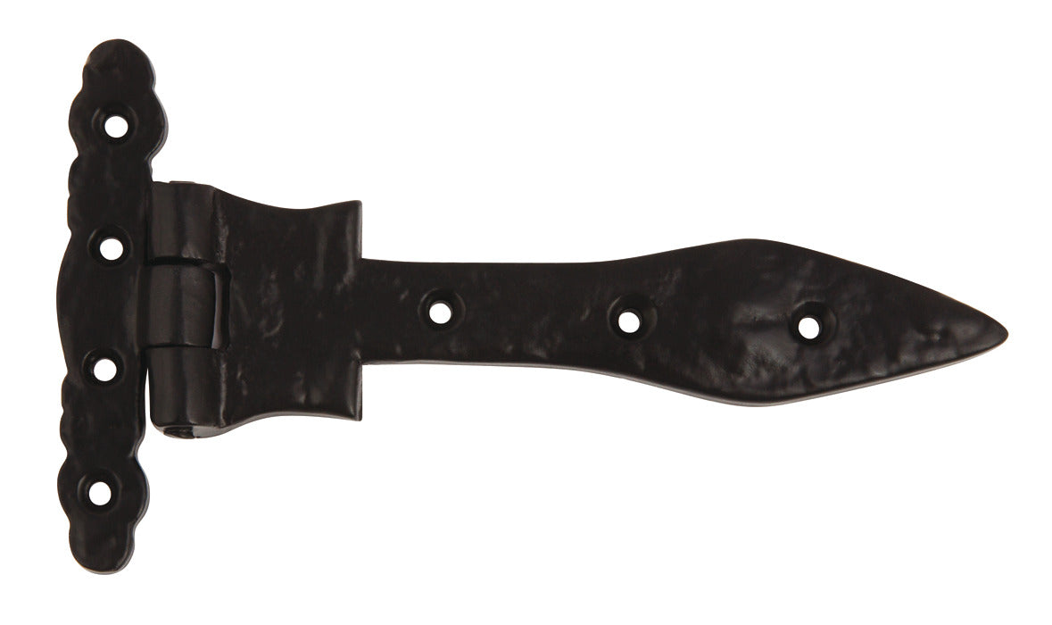 2x Antique Spear Hinge 158x90mm Blk