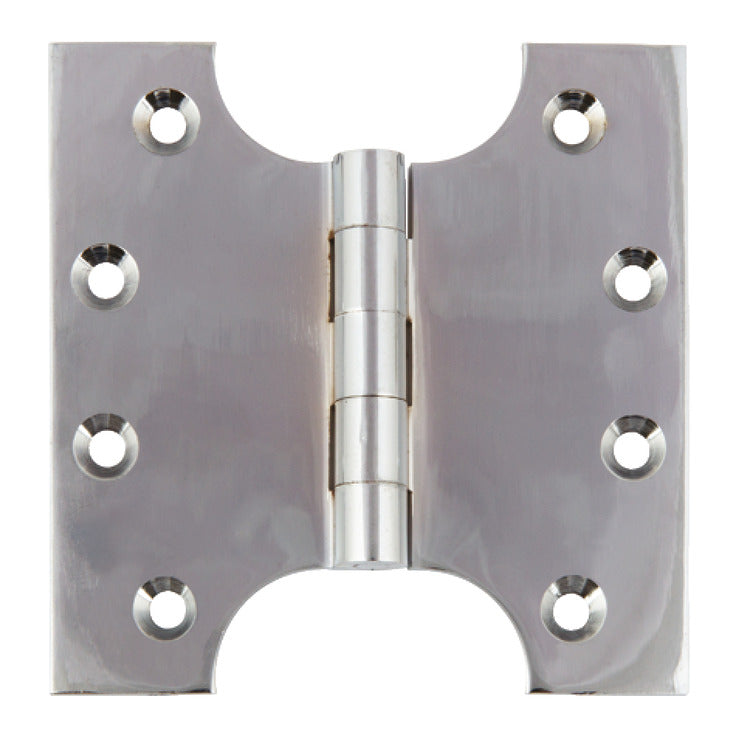 2x Parliament Hinge 100x100mm Brass CP