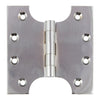 2x Parliament Hinge 100x100mm Brass CP