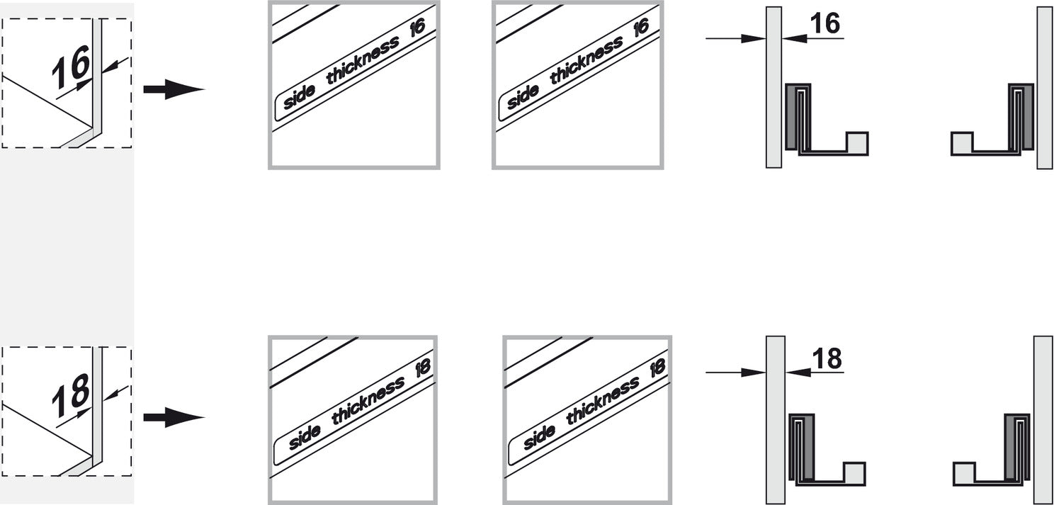 VS SUB 600mm PO Bskt Hinged 1xPln Lva
