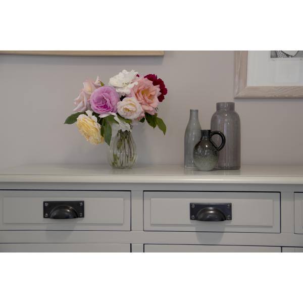 Aged Bronze Art Deco Drawer Pull