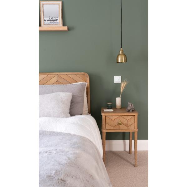 Aged Brass Hammered Mushroom Cabinet Knob 32mm