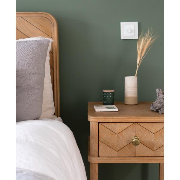 Aged Brass Hammered Mushroom Cabinet Knob 32mm