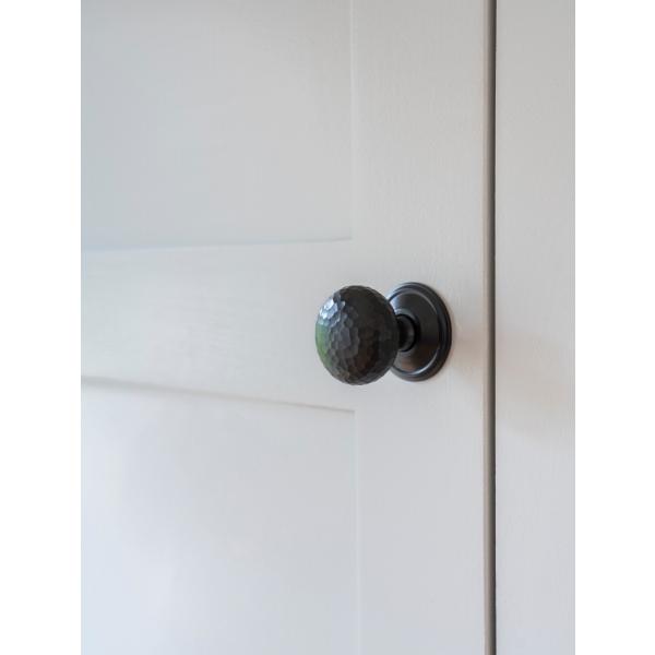Aged Bronze Hammered Mushroom Cabinet Knob 38mm Product Code: 46029