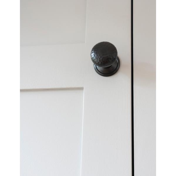 Aged Bronze Hammered Mushroom Cabinet Knob 38mm Product Code: 46029