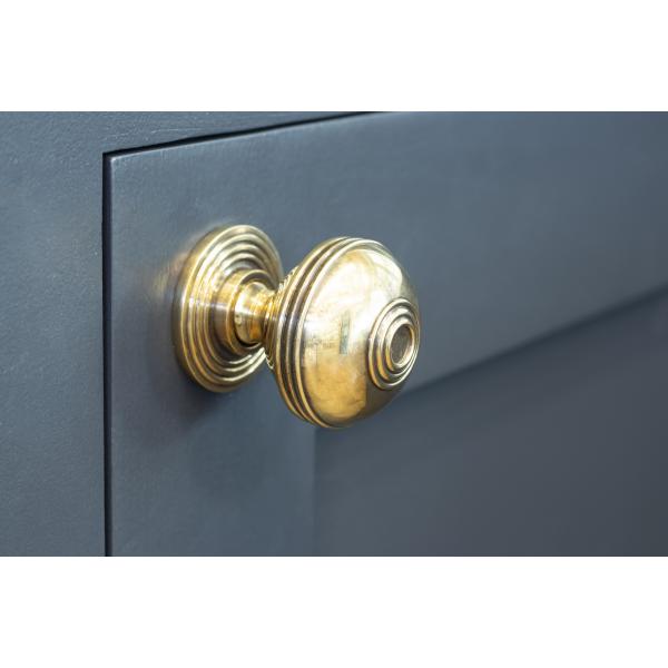 Aged Brass Prestbury Cabinet Knob 38mm