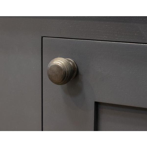 Aged Bronze Beehive Cabinet Knob 30mm
