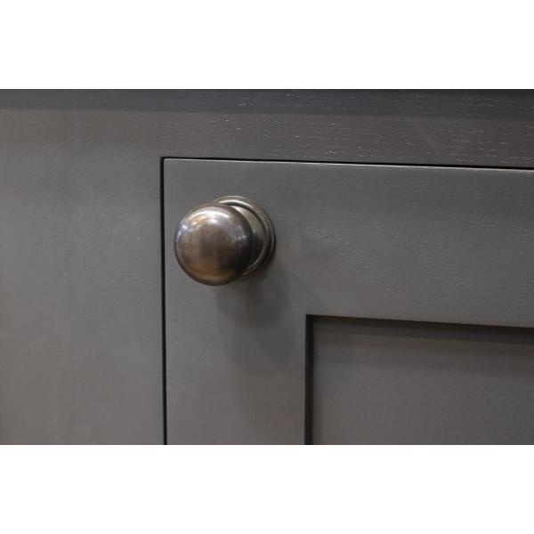 Aged Bronze Mushroom Cabinet Knob 38mm