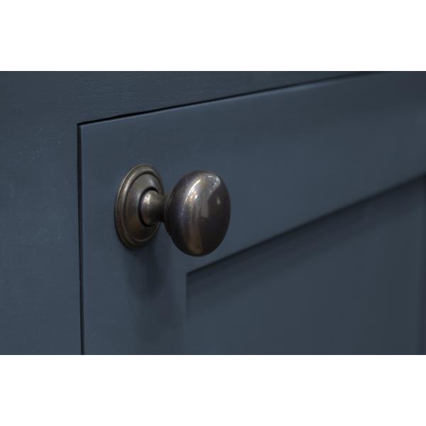 Aged Bronze Mushroom Cabinet Knob 32mm
