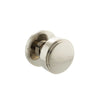 Atlantic UK Millhouse Brass Boulton Solid Brass Stepped Mortice Knob on Concealed Fix Rose.