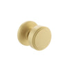 Atlantic UK Millhouse Brass Boulton Solid Brass Stepped Mortice Knob on Concealed Fix Rose.