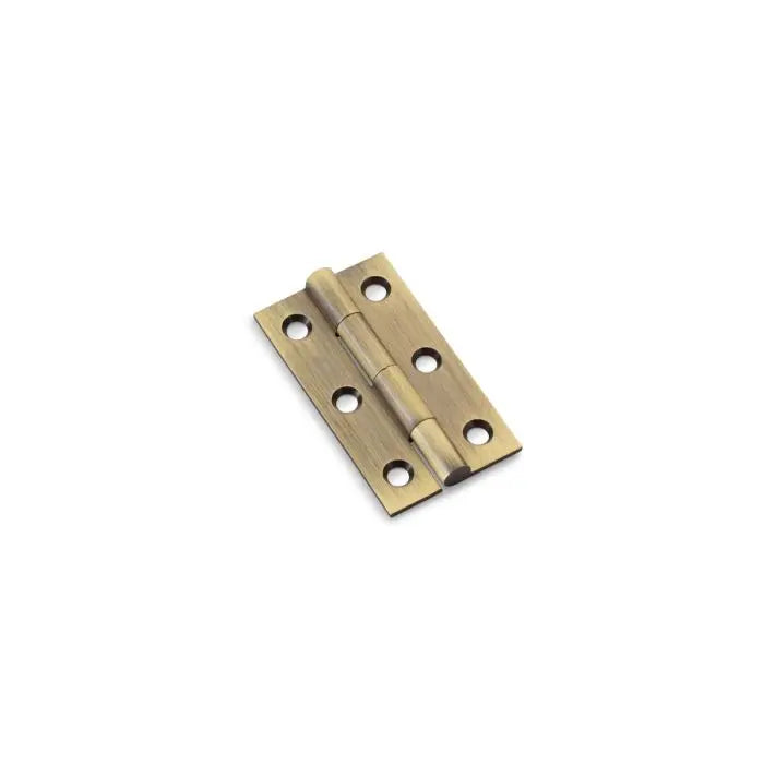 Alexander and Wilks Heavy Pattern Solid Brass Cabinet Butt Hinge - Pair